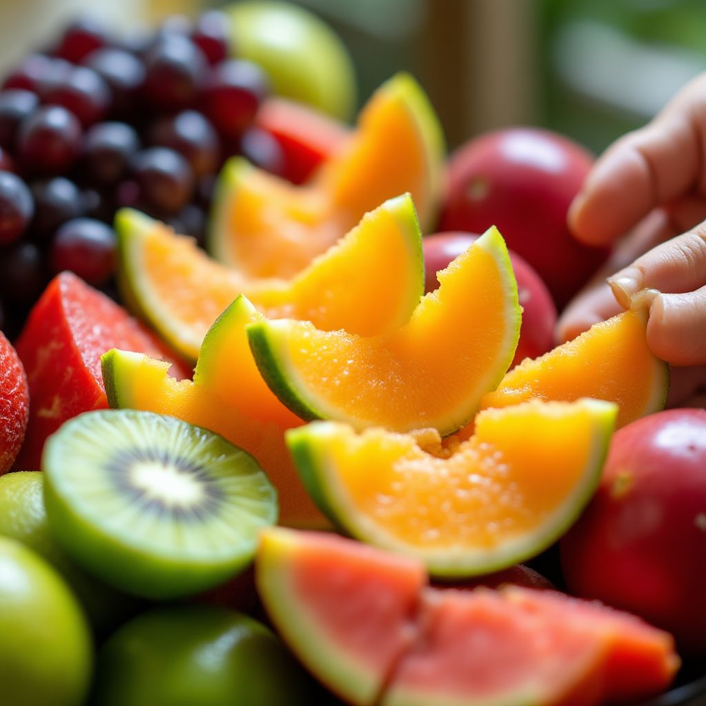 Tropical fruit tasting